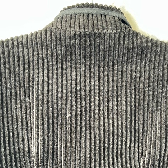 Women's Woolrich Kinsdale Zip Up Ribbed Corduroy Jacket Black Size Medium - Picture 8 of 8